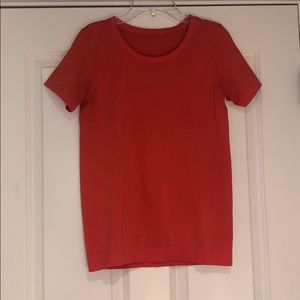 Orange/Red Lululemon Short Sleeve